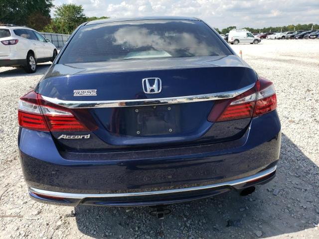 1HGCR2F37GA191311 - 2016 HONDA ACCORD LX BLUE photo 6