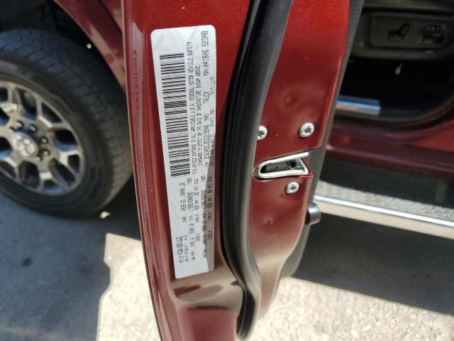 3C6UR5GJ9GG319946 - 2016 RAM 2500 LONGHORN 勃艮第红 照片 12