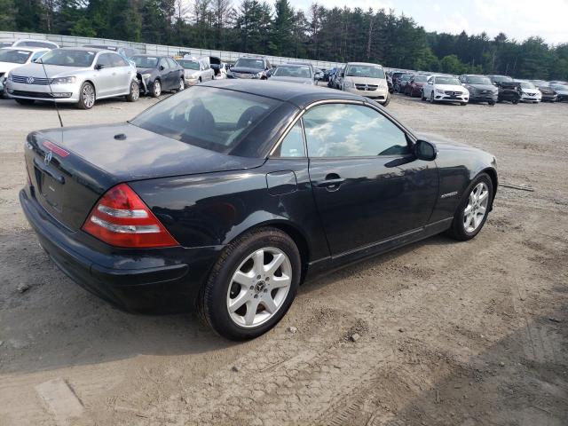 WDBKK49F22F268404 - 2002 MERCEDES-BENZ SLK 230 KOMPRESSOR BLACK photo 3