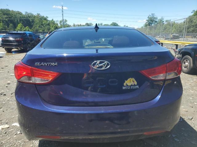 5NPDH4AE6DH380661 - 2013 HYUNDAI ELANTRA GLS BLUE photo 6