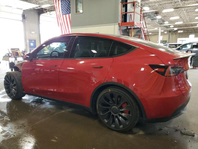 7SAYGDEF8PF635453 - 2023 TESLA MODEL Y წითელი ფოტო 2