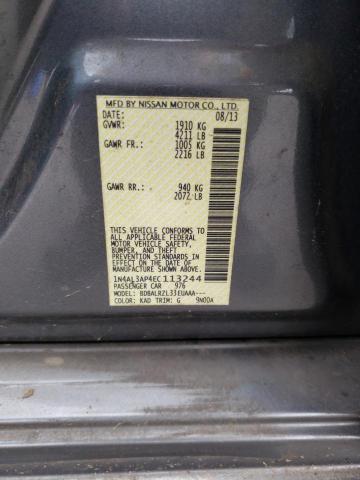 1N4AL3AP4EC113244 - 2014 NISSAN ALTIMA 2.5 GRAY photo 12