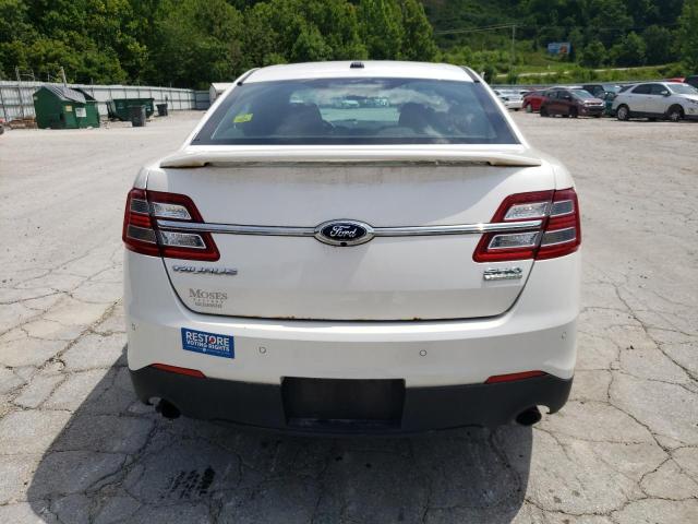 1FAHP2KT6GG131474 - 2016 FORD TAURUS SHO WHITE photo 6