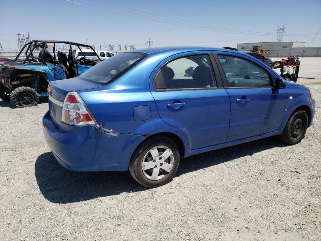 KL1TD56607B062949 - 2007 CHEVROLET AVEO BASE BLUE photo 3