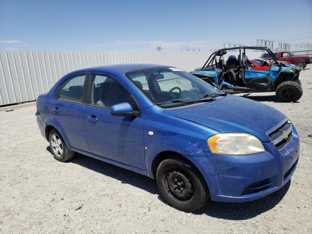 KL1TD56607B062949 - 2007 CHEVROLET AVEO BASE BLUE photo 4