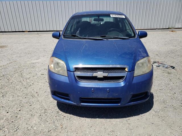 KL1TD56607B062949 - 2007 CHEVROLET AVEO BASE BLUE photo 5