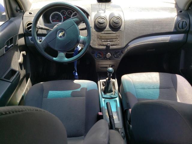 KL1TD56607B062949 - 2007 CHEVROLET AVEO BASE BLUE photo 8