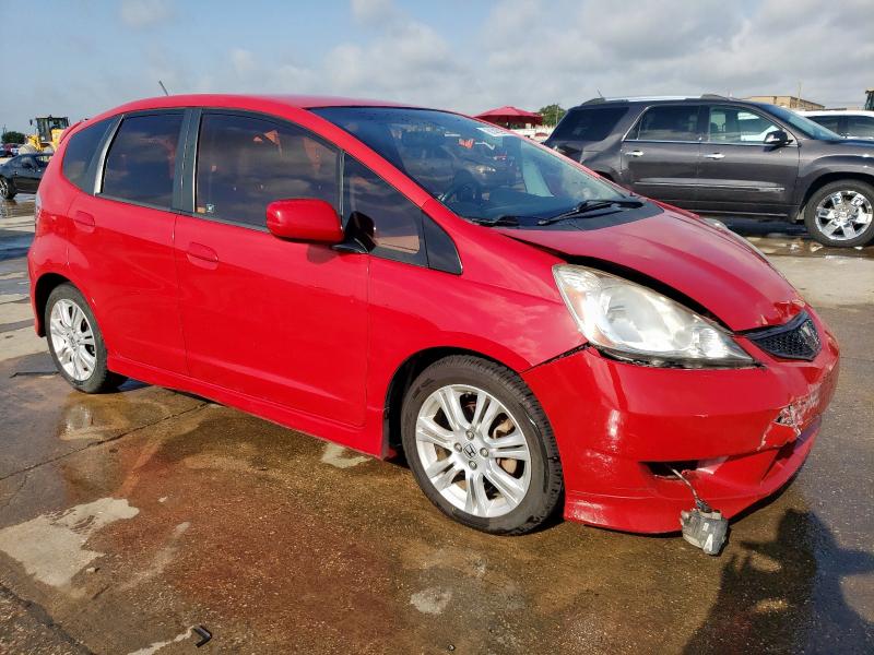 JHMGE8H50BC001552 - 2011 HONDA FIT SPORT RED photo 4
