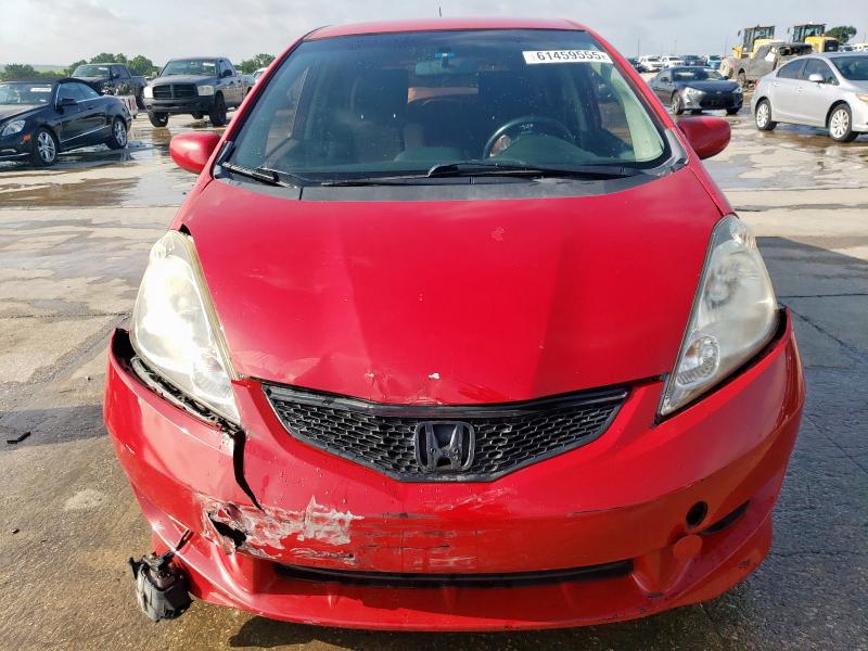 JHMGE8H50BC001552 - 2011 HONDA FIT SPORT RED photo 5