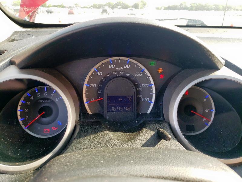 JHMGE8H50BC001552 - 2011 HONDA FIT SPORT RED photo 9