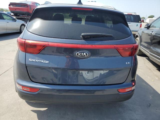 KNDPNCAC1H7269959 - 2017 KIA SPORTAGE EX BLUE photo 6