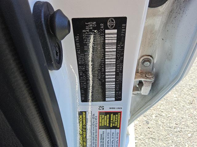 4T1G11AK4PU821439 - 2023 TOYOTA CAMRY SE NIGHT SHADE WHITE photo 12