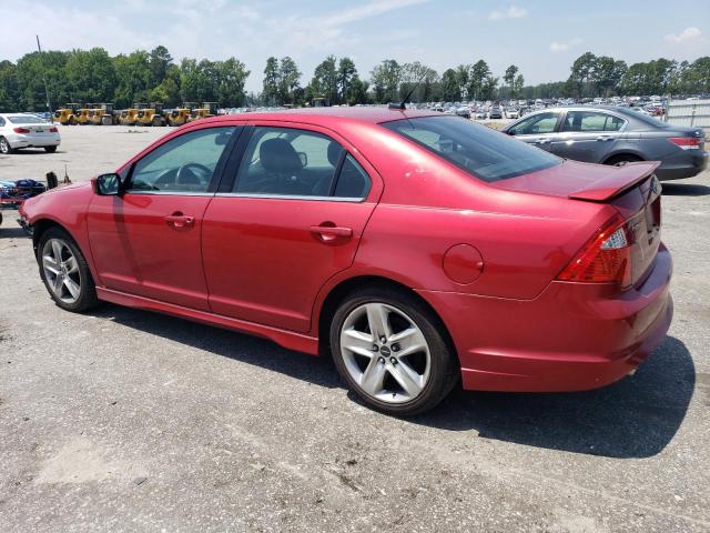 3FAHP0KC8BR103858 - 2011 FORD FUSION SPORT RED photo 2