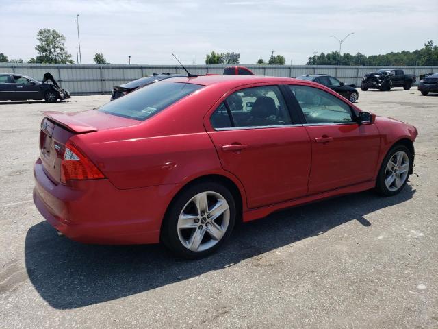 3FAHP0KC8BR103858 - 2011 FORD FUSION SPORT RED photo 3
