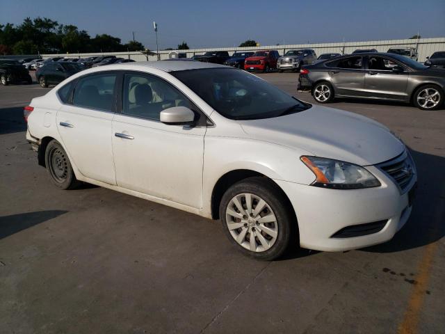 3N1AB7APXEY333096 - 2014 NISSAN SENTRA S WHITE photo 4