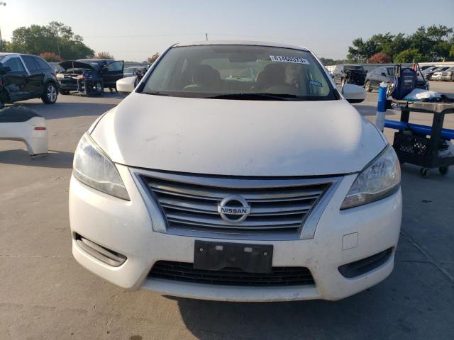 3N1AB7APXEY333096 - 2014 NISSAN SENTRA S WHITE photo 5