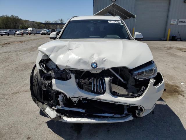 5UXTY3C00LLU69853 - 2020 BMW X3 SDRIVE30I WHITE photo 5