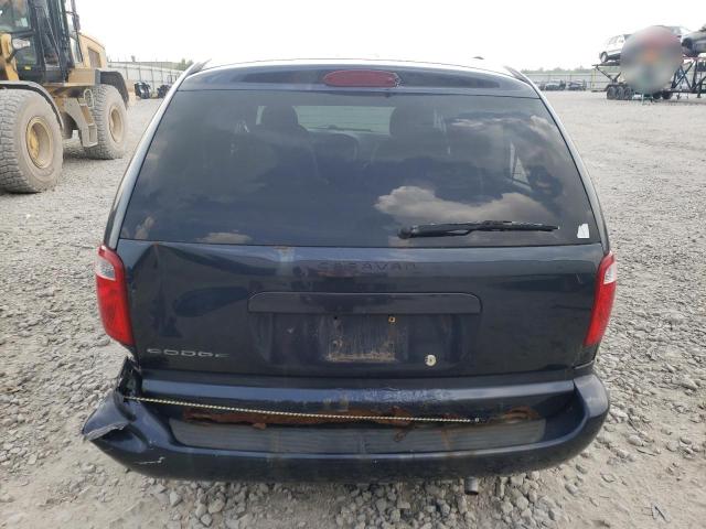 1D4GP45R77B158507 - 2007 DODGE CARAVAN SXT BLUE photo 6