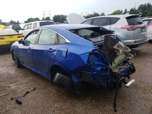 2HGFC2F87LH588216 - 2020 HONDA CIVIC SPORT 蓝色 照片 2