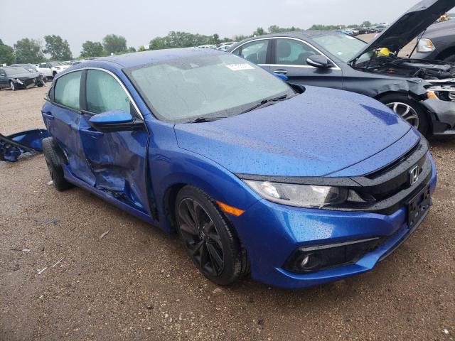 2HGFC2F87LH588216 - 2020 HONDA CIVIC SPORT 蓝色 照片 4