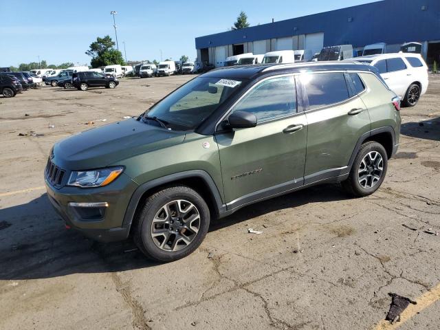 3C4NJDDB0MT571843 - 2021 JEEP COMPASS TRAILHAWK GREEN photo 1