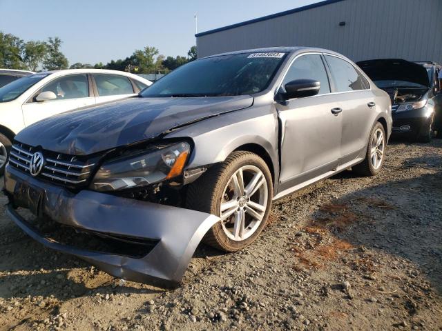 1VWBV7A30FC012438 - 2015 VOLKSWAGEN PASSAT SE GRAY photo 1