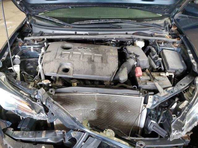 2T1BURHEXKC210955 - 2019 TOYOTA COROLLA L BLUE photo 11