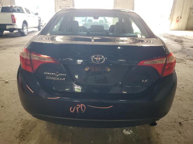 2T1BURHEXKC210955 - 2019 TOYOTA COROLLA L BLUE photo 6