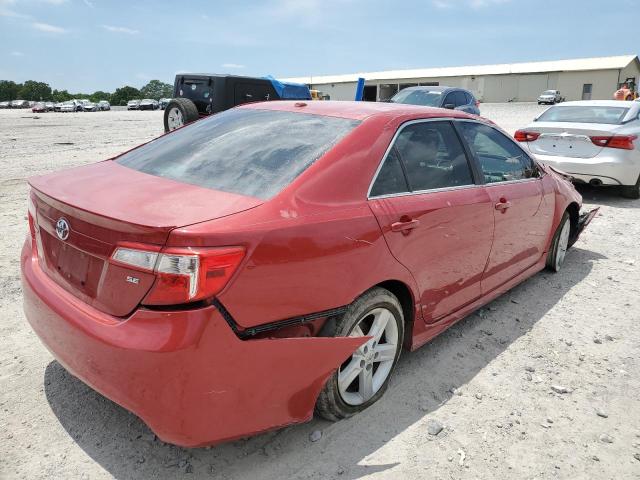 4T1BF1FK4DU652975 - 2013 TOYOTA CAMRY L RED photo 3