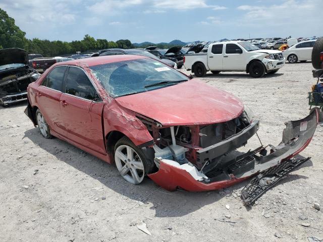 4T1BF1FK4DU652975 - 2013 TOYOTA CAMRY L RED photo 4