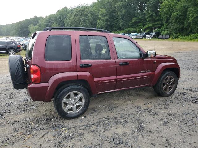 1J4GL58K93W708462 - 2003 JEEP LIBERTY LIMITED BURGUNDY photo 3