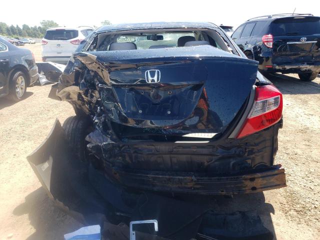 19XFB2F82CE055204 - 2012 HONDA CIVIC EX BLACK photo 6