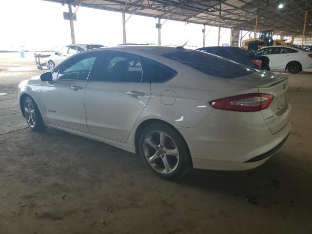 3FA6P0LU6ER195023 - 2014 FORD FUSION SE HYBRID WHITE photo 2