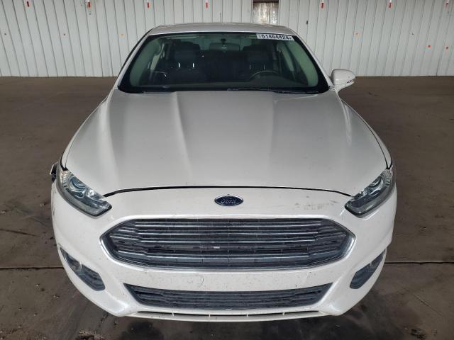 3FA6P0LU6ER195023 - 2014 FORD FUSION SE HYBRID WHITE photo 5