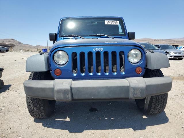 1J4FA24179L741256 - 2009 JEEP WRANGLER X BLUE photo 5