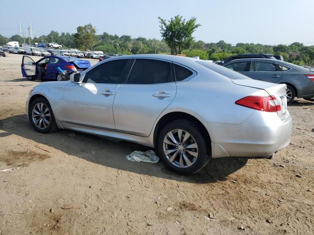 JN1BY1AR8DM600500 - 2013 INFINITI M37 X SILVER photo 2