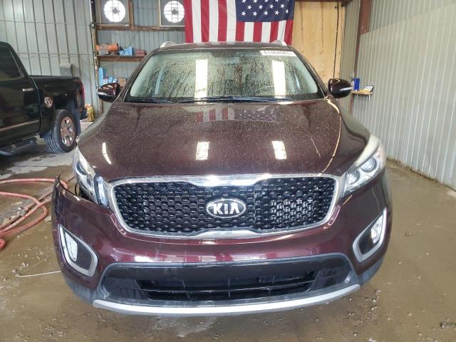 5XYPHDA1XGG040595 - 2016 KIA SORENTO EX MAROON photo 5