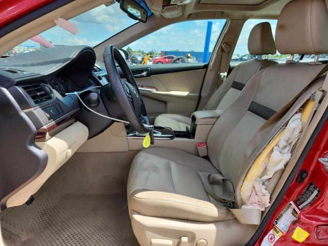4T1BK1FKXCU516487 - 2012 TOYOTA CAMRY SE Կարմիր լուսանկար 7