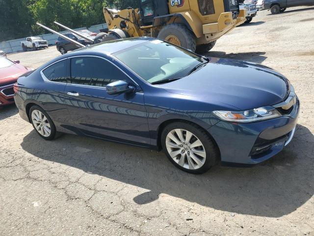 1HGCT1B86GA002838 - 2016 HONDA ACCORD EXL BLUE photo 4