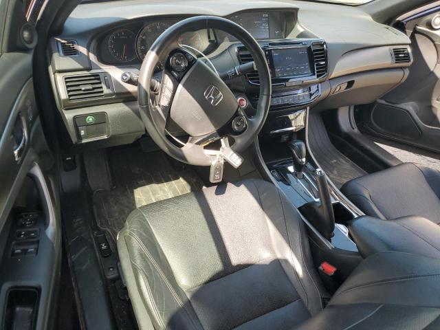 1HGCT1B86GA002838 - 2016 HONDA ACCORD EXL BLUE photo 8