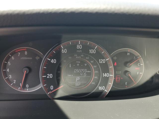 1HGCT1B86GA002838 - 2016 HONDA ACCORD EXL BLUE photo 9