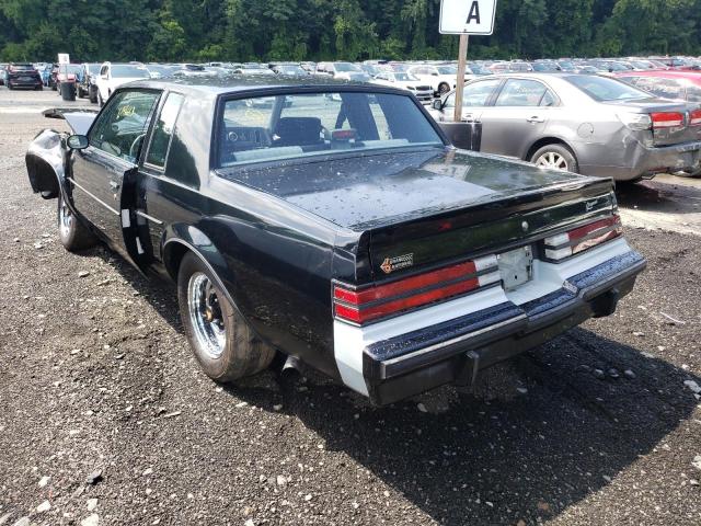 1G4GJ1177HP419961 - 1987 BUICK REGAL 黑色 照片 2