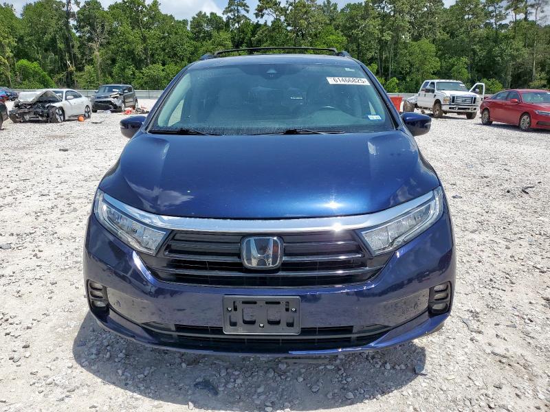 5FNRL6H91NB011909 - 2022 HONDA ODYSSEY ELITE أزرق صورة 5