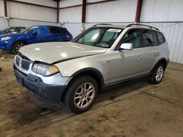 WBXPA73454WC40821 - 2004 BMW X3 2.5I SILVER photo 1