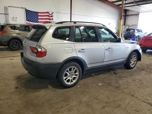 WBXPA73454WC40821 - 2004 BMW X3 2.5I SILVER photo 3