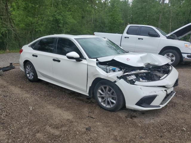 2HGFE2F35NH130286 - 2022 HONDA CIVIC EX WHITE photo 4