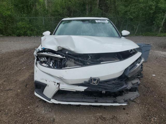 2HGFE2F35NH130286 - 2022 HONDA CIVIC EX WHITE photo 5