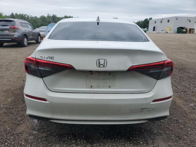 2HGFE2F35NH130286 - 2022 HONDA CIVIC EX WHITE photo 6