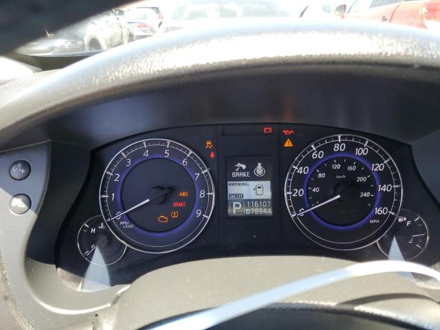 JN1AJ0HP6BM802182 - 2011 INFINITI EX35 BASE Schwarz Foto 9