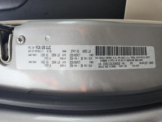 2C4RC1CGXJR305526 - 2018 CHRYSLER PACIFICA LX SILVER photo 13